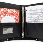 MSP Portfolio Musical Sheet Holder Faux Leather Binder-0