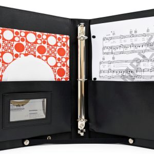 MSP Portfolio Musical Sheet Holder Faux Leather Binder-0