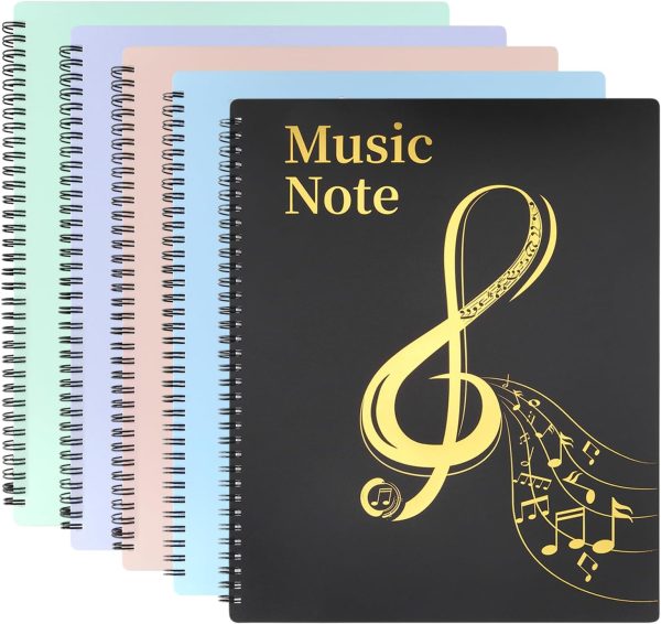 MUDOR Sheet Music Folders Plastic Rectangular-6