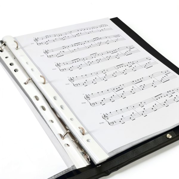 MUDOR Choir Folder Vegan Leather Music Binder-1