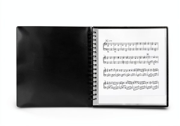 Binditek Sheet Music Folder Black Metal-1
