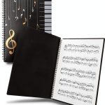 JIANTA Sheet Music Folder Black Plastic A4-0