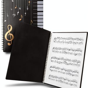 JIANTA Sheet Music Folder Black Plastic A4-0