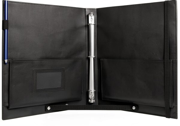 Faux Leather Music Folder MQ-Choral Music Black-0