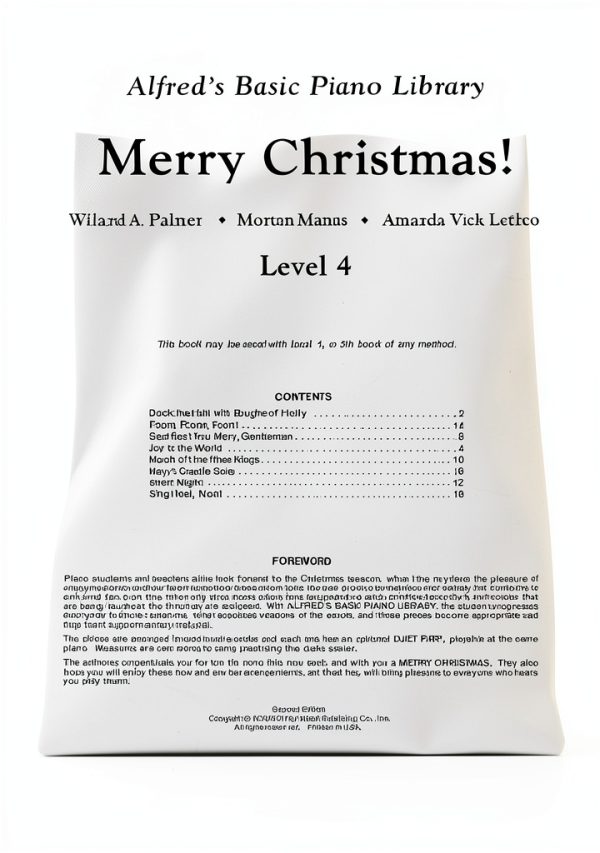 Alfred Music Sheet Music Folders English 16 pages-1