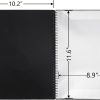 MUDOR Sheet Music Folders Plastic Rectangular-5