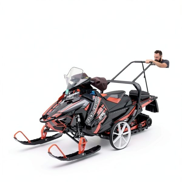 Snowmobile Dolly Black Ice Heavy‑Duty Alloy Steel-1