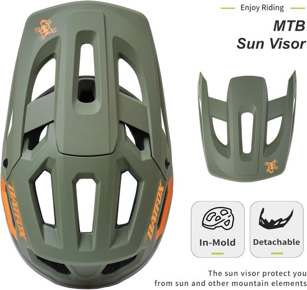 BATFOX LA302 Mountain Bike Helmet for Adults-4