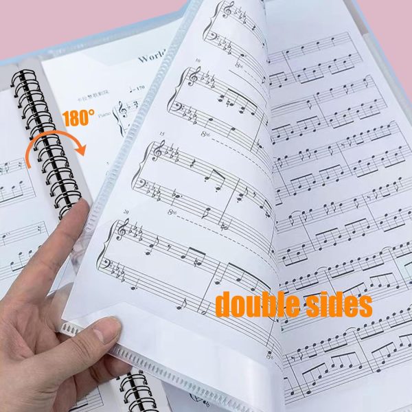 MUDOR Sheet Music Folders Plastic Rectangular-3