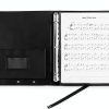 Faux Leather Music Folder MQ-Choral Music Black-1