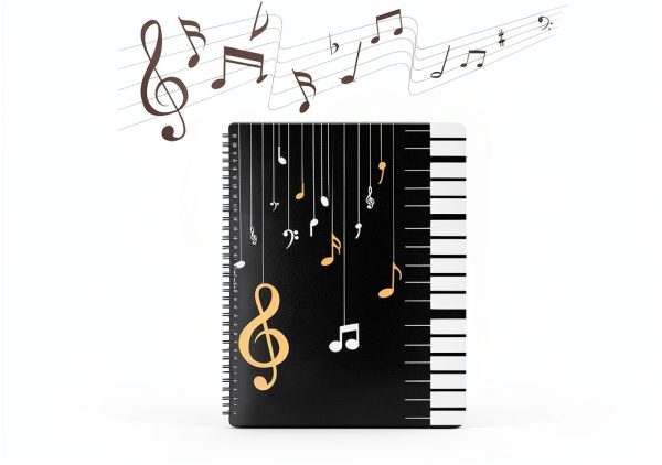 JIANTA Sheet Music Folder Black Plastic A4-1