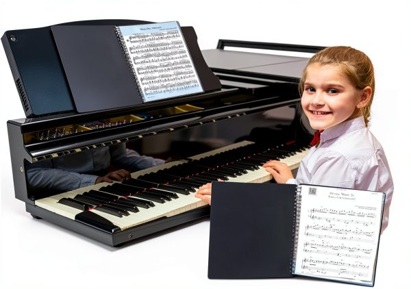 Sheet Music Folder meccaline Black PP 80 Sheets-6