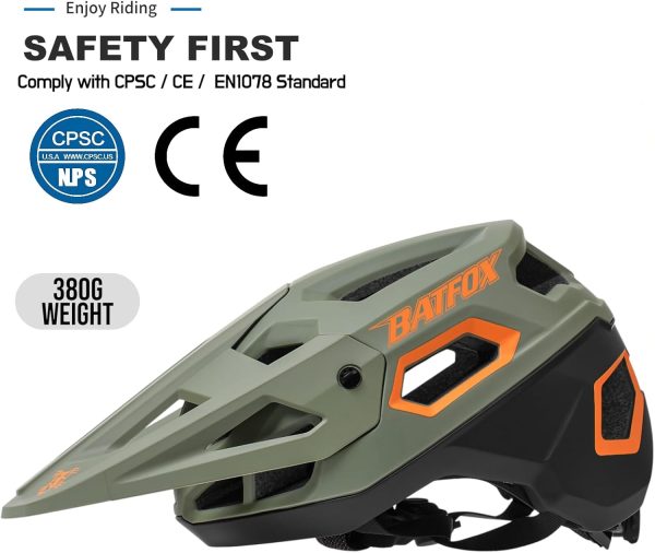 BATFOX LA302 Mountain Bike Helmet for Adults-1
