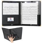 Choral Music Folders by GIITOOA - Faux Leather 3 Ring Binder-0