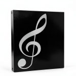 tutata Sheet Music Folder Black PP Binder 52 Sheet-0