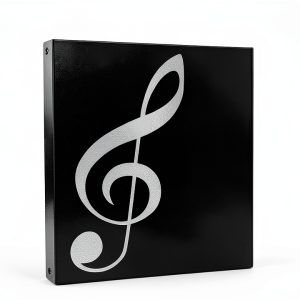 tutata Sheet Music Folder Black PP Binder 52 Sheet-0