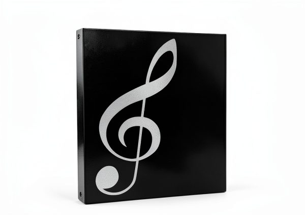 tutata Sheet Music Folder Black PP Binder 52 Sheet-0