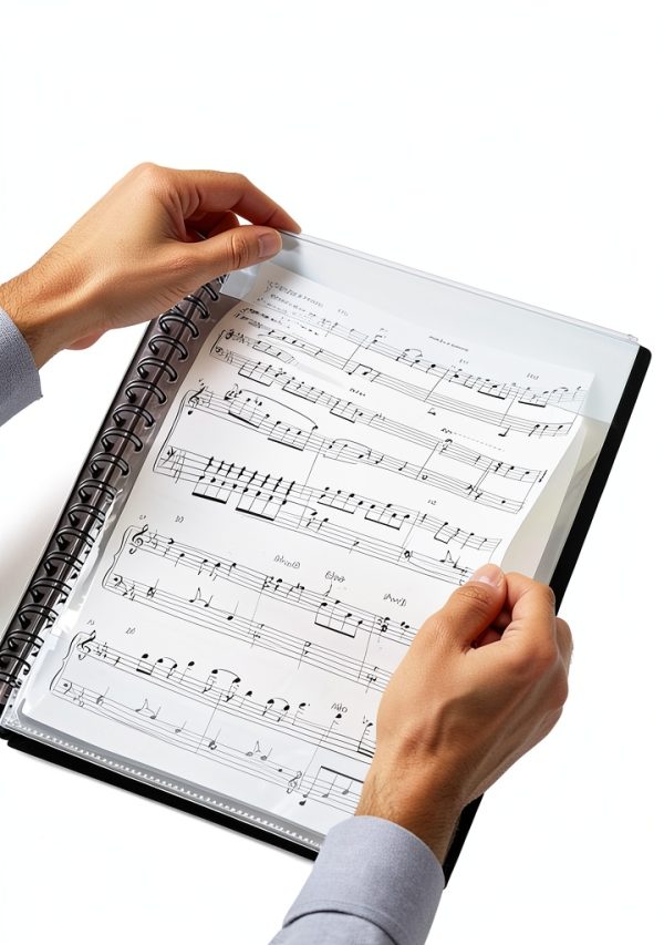 Binditek Sheet Music Folder Black Metal-2