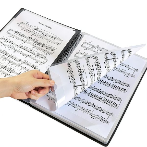 Fansjoy Sheet Music Folder Black Polypropylene-1