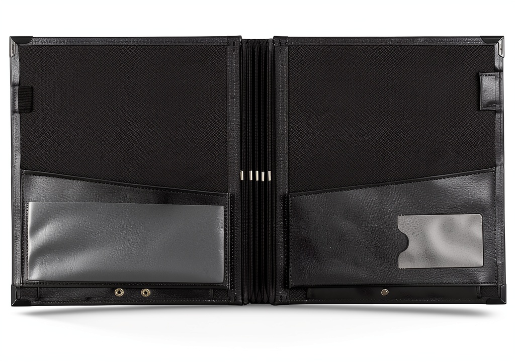 Rondofile Faux Leather Sheet Music Folder with 10 elastic cords