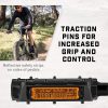 Mongoose Black Alloy Steel Bike Pedals for Adults-1