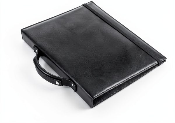 Sheet Music Folder tutata Faux Leather Black-1