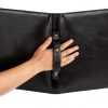 Faux Leather Music Folder MQ-Choral Music Black-2