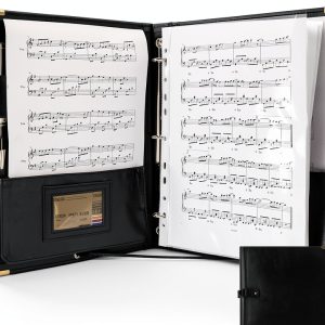 Sheet Music Folder GraduatePro Black Elastic Design-0