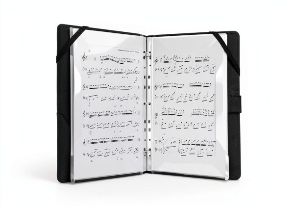 Rockhouse Music Folder Faux Leather Organizer-4