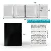 Nagpew Sheet Music Folder Black Polypropylene-1