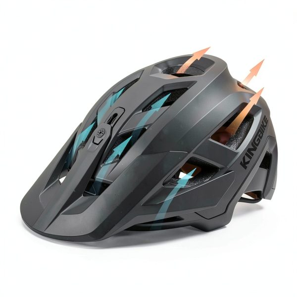 KINGBIKE MTB Helmet Azure Blue Medium-1