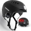 DKONI Bike Helmet with Light Large Pink-0