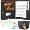 Yotino Choir Folder Black Faux Leather Musical Instruments-0