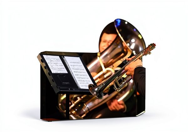 Musfunny Black Sheet Music Folder PU Material-6