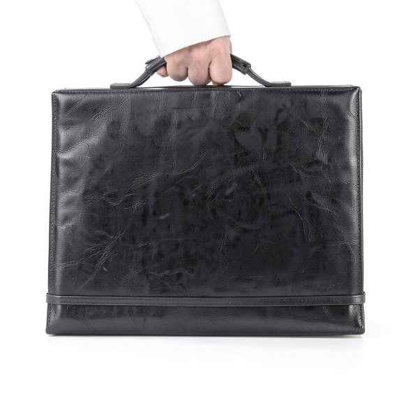 Sheet Music Folder tutata Faux Leather Black-2