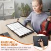 Yotino Choir Folder Black Faux Leather Musical Instruments-7