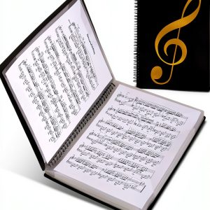 Fansjoy Sheet Music Folder Black Polypropylene-0