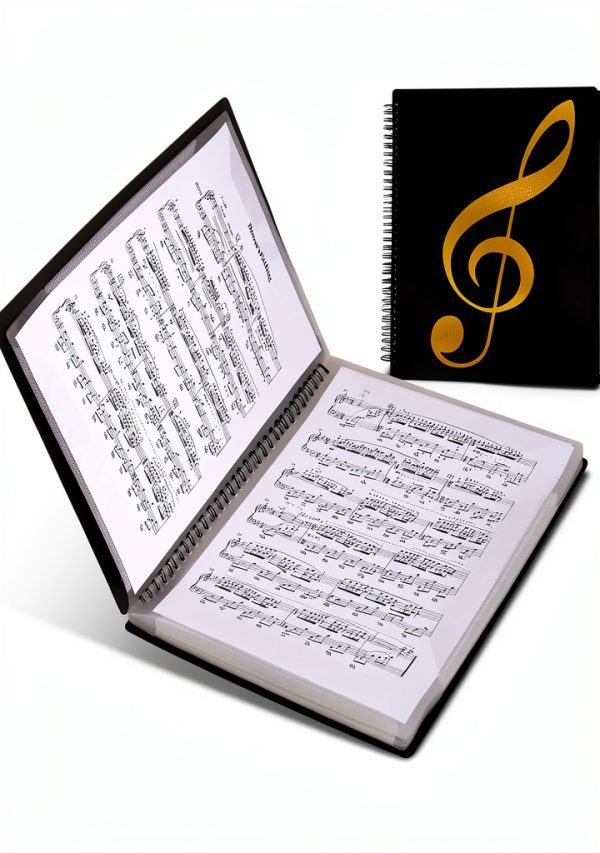 Fansjoy Sheet Music Folder Black Polypropylene-0