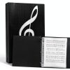 Music Folder tutata Polypropylene 3‑Ring Black-0