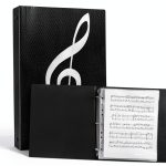 Music Folder tutata Polypropylene 3‑Ring Black-0