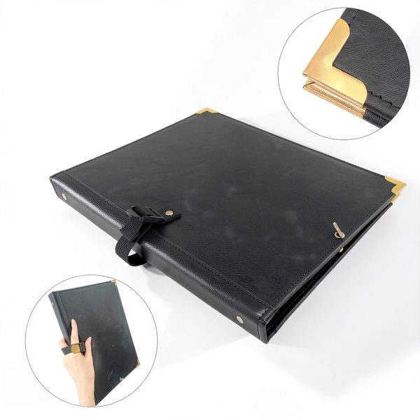 Sheet Music Folder GraduatePro Black Elastic Design-4