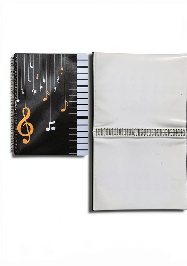 Tideme 120 Page Music Folder for Musicians-3