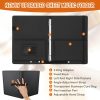Yotino Choir Folder Black Faux Leather Musical Instruments-3
