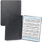 Sheet Music Folder meccaline Black PP 80 Sheets-0