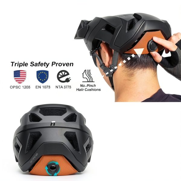 KINGBIKE MTB Helmet Azure Blue Medium-6