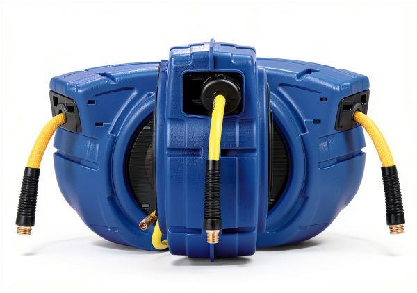 Goodyear Air Hose Reel Retractable 3/8" 65ft Premium Hybrid Polymer-6