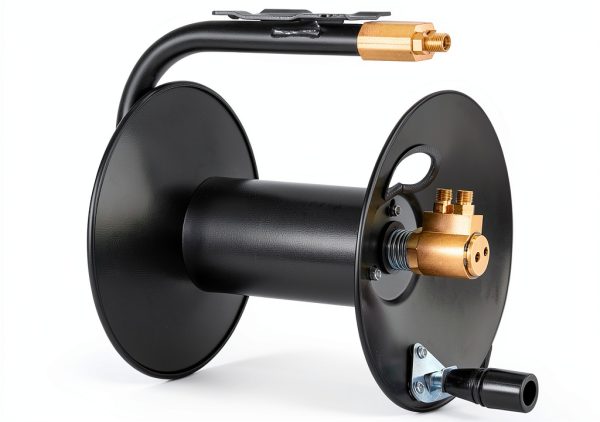 VEVOR Welding Hose Reel Hand Crank 3FT Lead-In Hose Wall Mount Steel-10