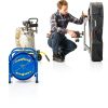 Goodyear Retractable Air Hose Reel 3/8" x 100ft 300 PSI Spring Steel-6