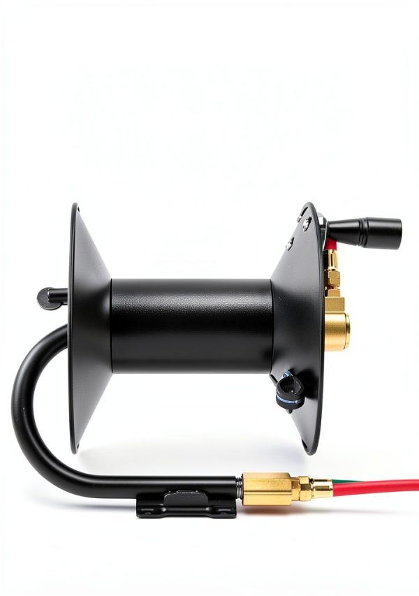 VEVOR Welding Hose Reel Hand Crank 3FT Lead-In Hose Wall Mount Steel-2