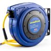 Goodyear Air Hose Reel Retractable 3/8" 65ft Premium Hybrid Polymer-0